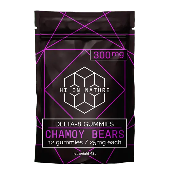 HiOnNature 300mg DELTA 8 GUMMIES - CHAMOY BEARS Hi on Nature Delta 8 gummies Legal Hemp For Sale