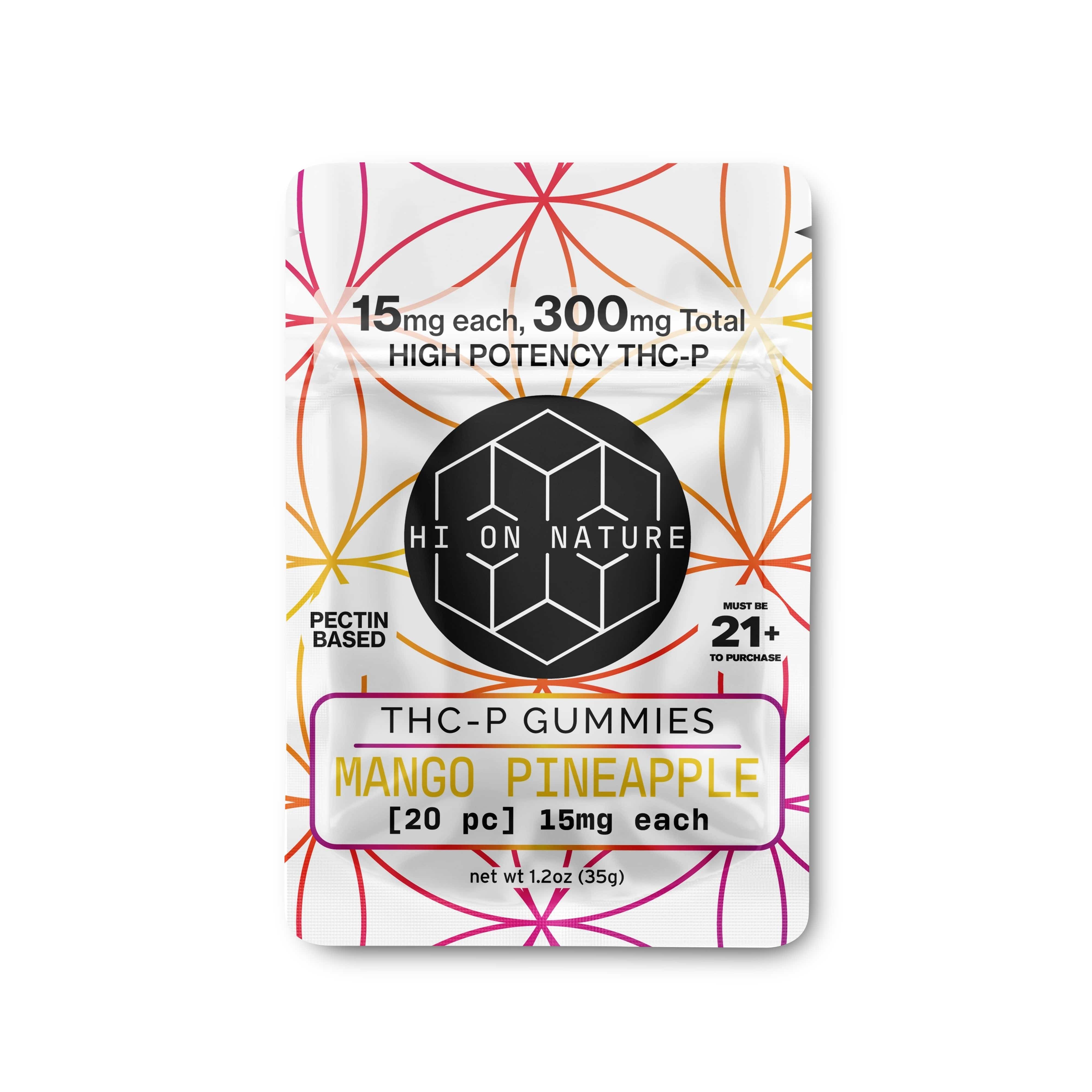 HoN 300mg THC-P Gummy Bears - Pectin Based Infused Hemp Extract Edibles Hi on Nature Delta 8 gummies Legal Hemp For Sale