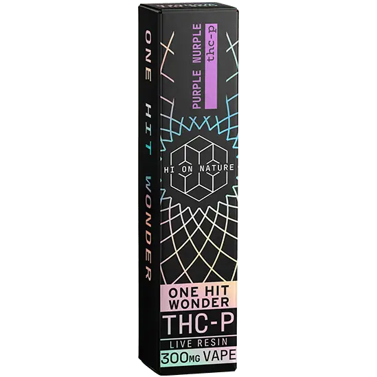 HoN 300mg THC-P VAPE - ONE HIT WONDER - PURPLE NURPLE Hi on Nature Delta 8 gummies Legal Hemp For Sale