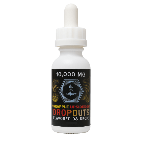 HoN Pineapple Upsidedown 10,000mg DELTA 8 DROPOUTS - 6 FLAVORS Hi on Nature Delta 8 gummies Legal Hemp For Sale