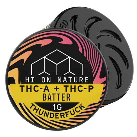 hondistro 1g DAB BATTER - THC-A + THC-P - THUNDERF*CK Hi on Nature Delta 8 gummies Legal Hemp For Sale