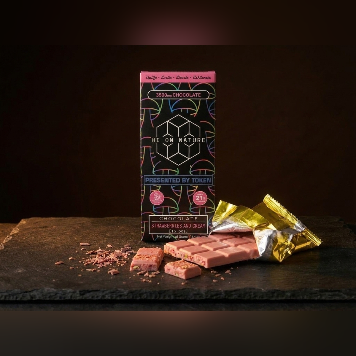 Magic Mushroom *EXTRA STRENGTH* Chocolate Bars - 10 Flavors HoN