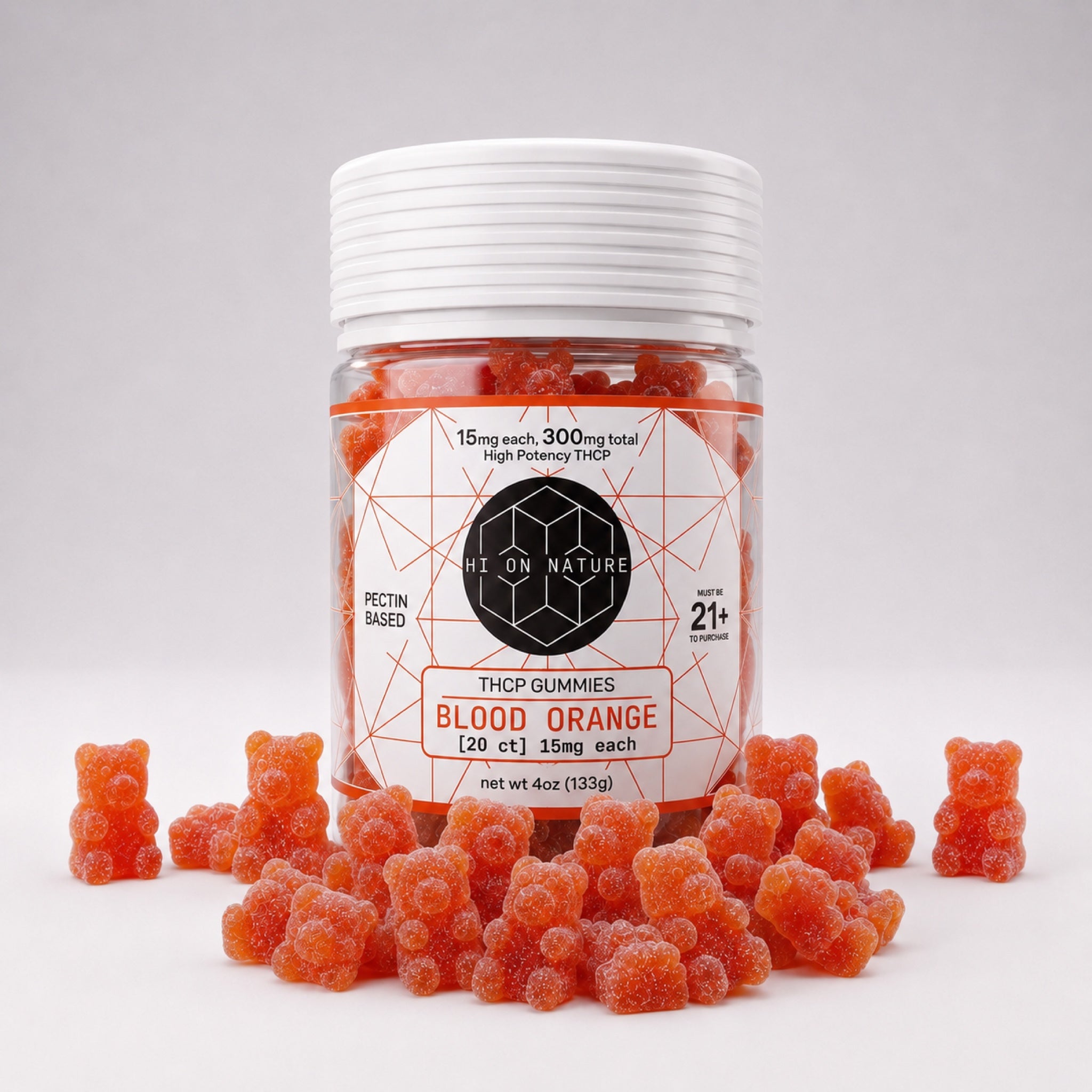 300mg THC-P Gummy Bears - Pectin Based Infused Hemp Extract Edibles *2 NEW FLAVORS* HoN
