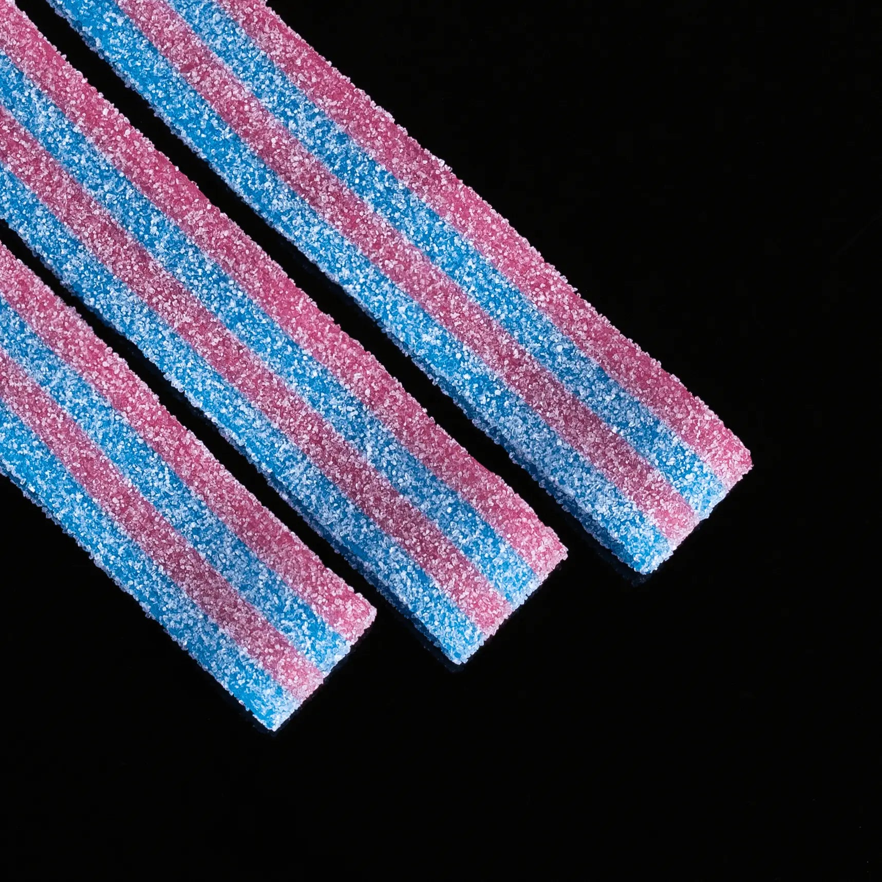 KO3 Shockwaves THC-P gummies in assorted fruit belts, 5000mg Knockout Shockwaves, THC-P & THC Gummies