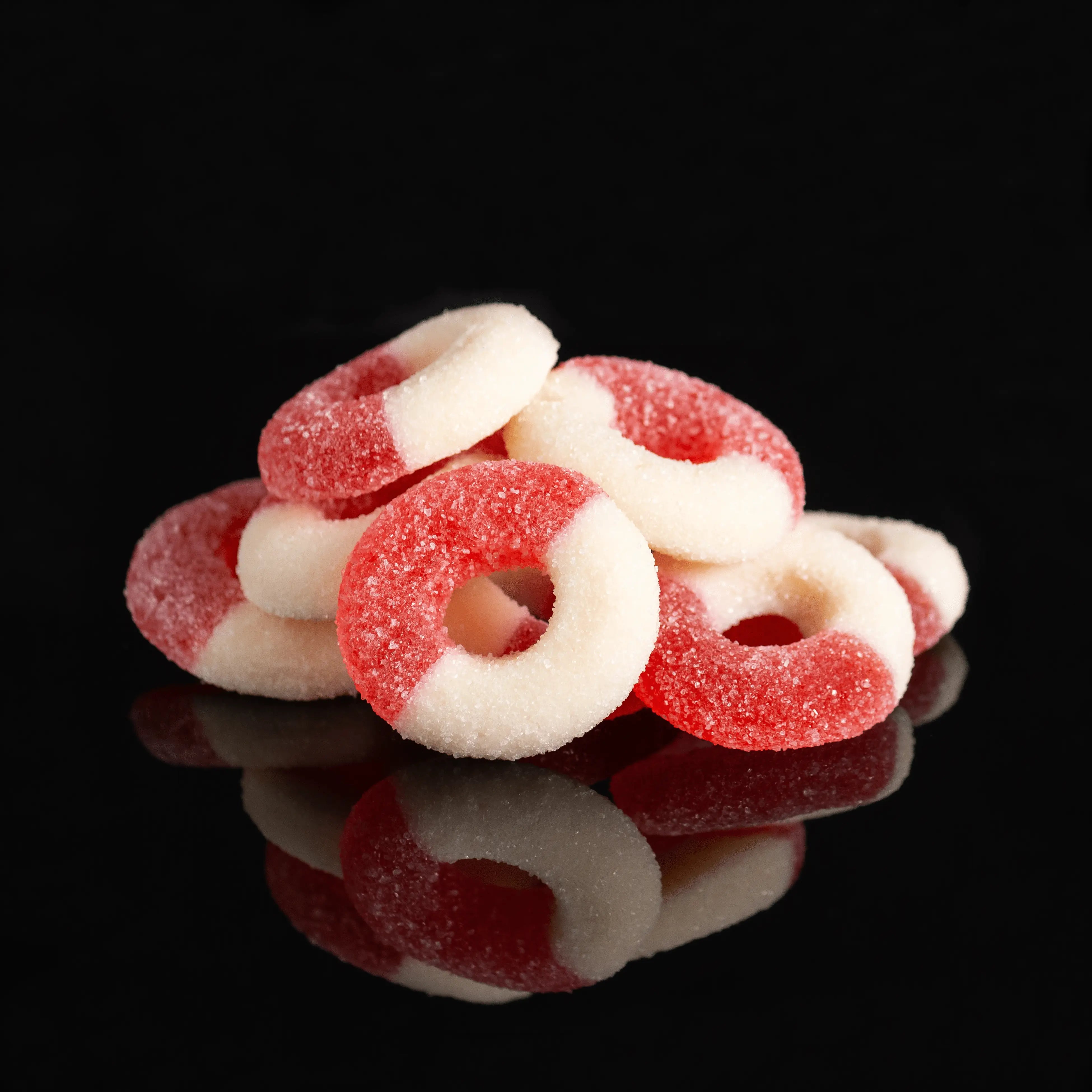 Delta 8 gummies, 2500mg THC edibles, Watermelon Zkittles, legal hemp, Hi on Nature, Delta 8 Space Rings, 250mg per gummy, hemp-derived THC