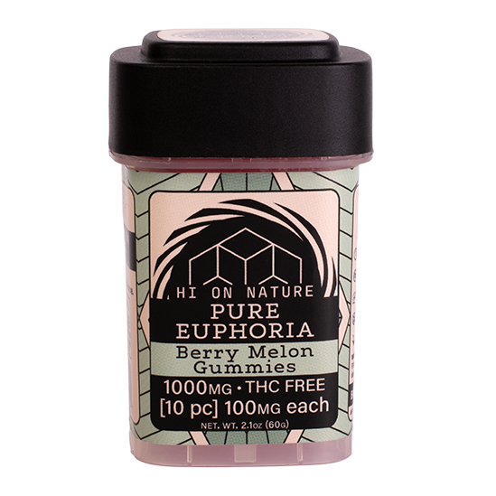 1000mg CBD BLEND PURE EUPHORIA GUMMIES - 2 FLAVORS