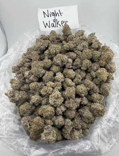 Night Walker - Indica-Dom Hybrid - Boutique Indoor THCA Flower Full Size Buds