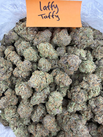 Laffy Taffy - Sativa-Dom Hybrid - Indoor THCA Flower Full Size Buds