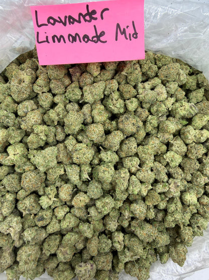 Lavender Limonade - Indica-Dom Hybrid - Value Indoor THCA Flower Mid Size Buds HoN