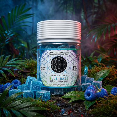 3500mg D9/D8/P Space Cubes - Pectin Based Infused Hemp Extract Edibles