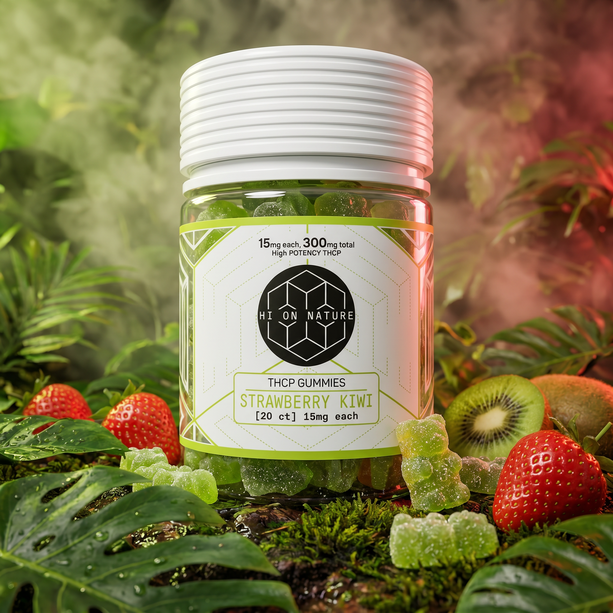 300mg THC-P Gummy Bears - Pectin Based Infused Hemp Extract Edibles HoN