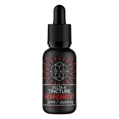 HiOnNature 2500mg DELTA 8 TINCTURE - PEPPERMINT Hi on Nature Delta 8 gummies Legal Hemp For Sale