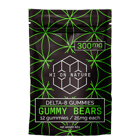 HiOnNature simple 300mg DELTA 8 GUMMIES - GUMMY BEARS Hi on Nature Delta 8 gummies Legal Hemp For Sale