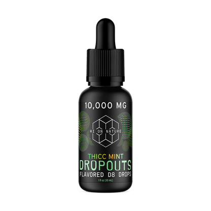 HoN 10,000mg DELTA 8 DROPOUTS - THICC MINT Hi on Nature Delta 8 gummies Legal Hemp For Sale