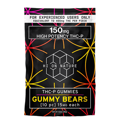 HoN 150mg High Potency THC-P Gummies - 2 Flavors Hi on Nature Delta 8 gummies Legal Hemp For Sale