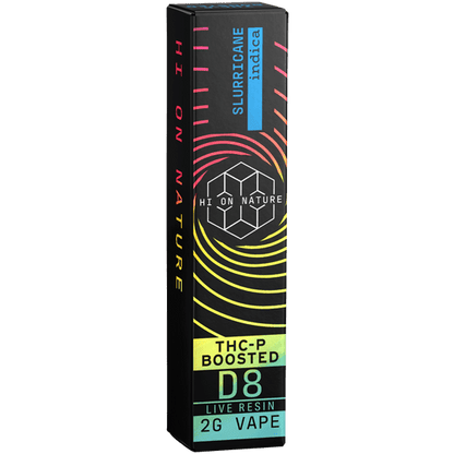 HoN 2g DELTA 8 INDICA VAPE - SLURRICANE Hi on Nature Delta 8 gummies Legal Hemp For Sale