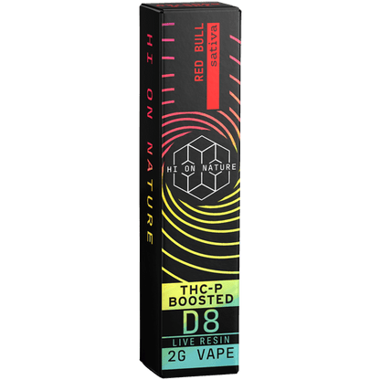 HoN 2g DELTA 8 SATIVA VAPE - RED BULL Hi on Nature Delta 8 gummies Legal Hemp For Sale