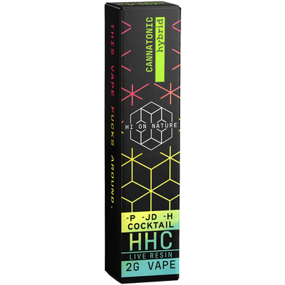 HoN 2g HHC COCKTAIL HYBRID VAPE - CANNATONIC Hi on Nature Delta 8 gummies Legal Hemp For Sale