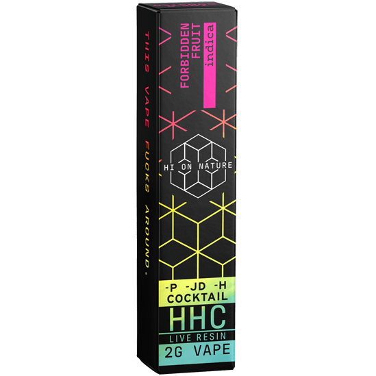 HoN 2g HHC COCKTAIL INDICA VAPE - FORBIDDEN FRUIT Hi on Nature Delta 8 gummies Legal Hemp For Sale