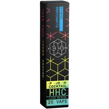 HoN 2g HHC COCKTAIL INDICA VAPE - SLURRICANE Hi on Nature Delta 8 gummies Legal Hemp For Sale