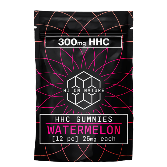 HoN 300mg HHC GUMMIES - SOUR WATERMELON Hi on Nature Delta 8 gummies Legal Hemp For Sale