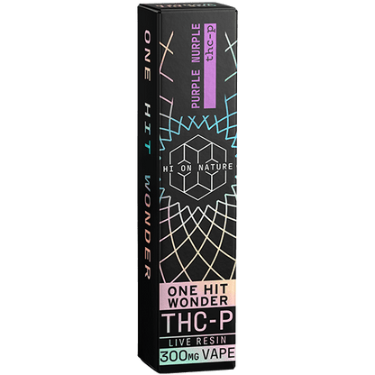 HoN 300mg THC-P VAPE - ONE HIT WONDER - PURPLE NURPLE Hi on Nature Delta 8 gummies Legal Hemp For Sale