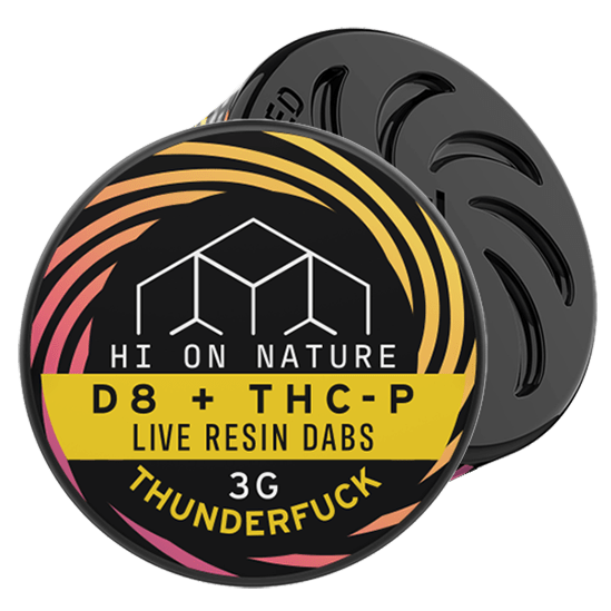 HoN 3g DELTA 8 + THC-P SATIVA DABS  - THUNDERF*CK Hi on Nature Delta 8 gummies Legal Hemp For Sale