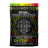 5000mg KNOCKOUT SHOCKWAVES - 6 FLAVORS