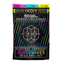 5000mg KNOCKOUT SHOCKWAVES - 6 FLAVORS