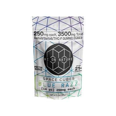 3500mg D9/D8/P Space Cubes - Pectin Based Infused Hemp Extract Edibles