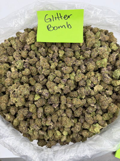 Glitter Bomb - Indica-Dom Hybrid - Value Indoor THCA Flower Smalls!