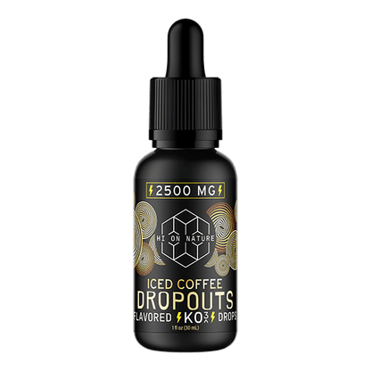 HoN Iced Coffee 2500mg KNOCKOUT DROPOUTS - 3 FLAVORS Hi on Nature Delta 8 gummies Legal Hemp For Sale