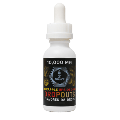 HoN Pineapple Upsidedown 10,000mg DELTA 8 DROPOUTS - 6 FLAVORS Hi on Nature Delta 8 gummies Legal Hemp For Sale