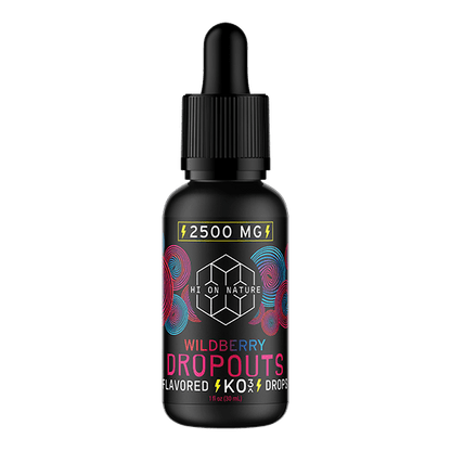 HoN Wildberry 2500mg KNOCKOUT DROPOUTS - 3 FLAVORS Hi on Nature Delta 8 gummies Legal Hemp For Sale