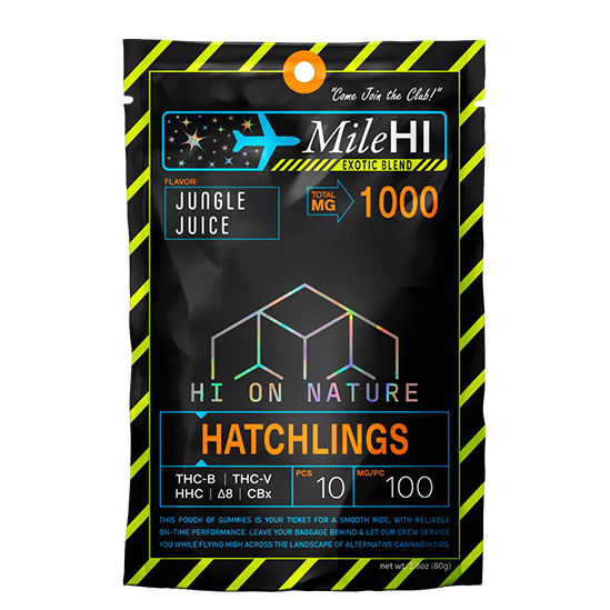 hondistro 1000mg MILE HI BLEND HATCHLINGS Hi on Nature Delta 8 gummies Legal Hemp For Sale