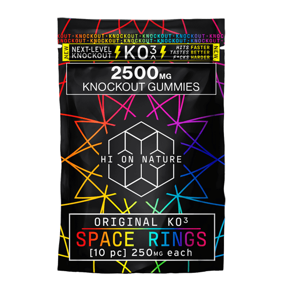hondistro 2500mg KNOCKOUT SPACE RINGS Hi on Nature Delta 8 gummies Legal Hemp For Sale