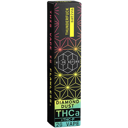 hondistro 2g THC-A + THC-P SATIVA VAPE - THUNDERF*CK Hi on Nature Delta 8 gummies Legal Hemp For Sale