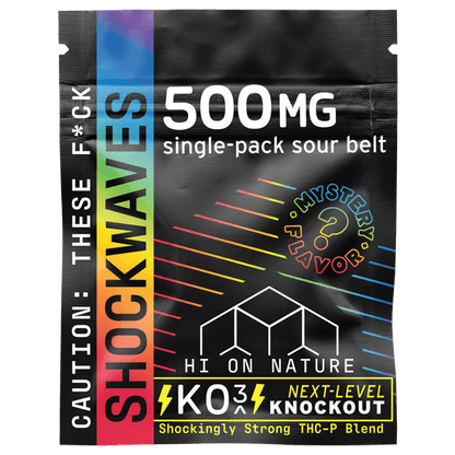 hondistro 500mg KNOCKOUT SHOCKWAVES 30 PACK JAR Hi on Nature Delta 8 gummies Legal Hemp For Sale