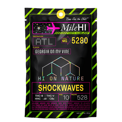 hondistro 5280mg MILE HI BLEND SHOCKWAVES - GEORGIA ON MY VINE Hi on Nature Delta 8 gummies Legal Hemp For Sale