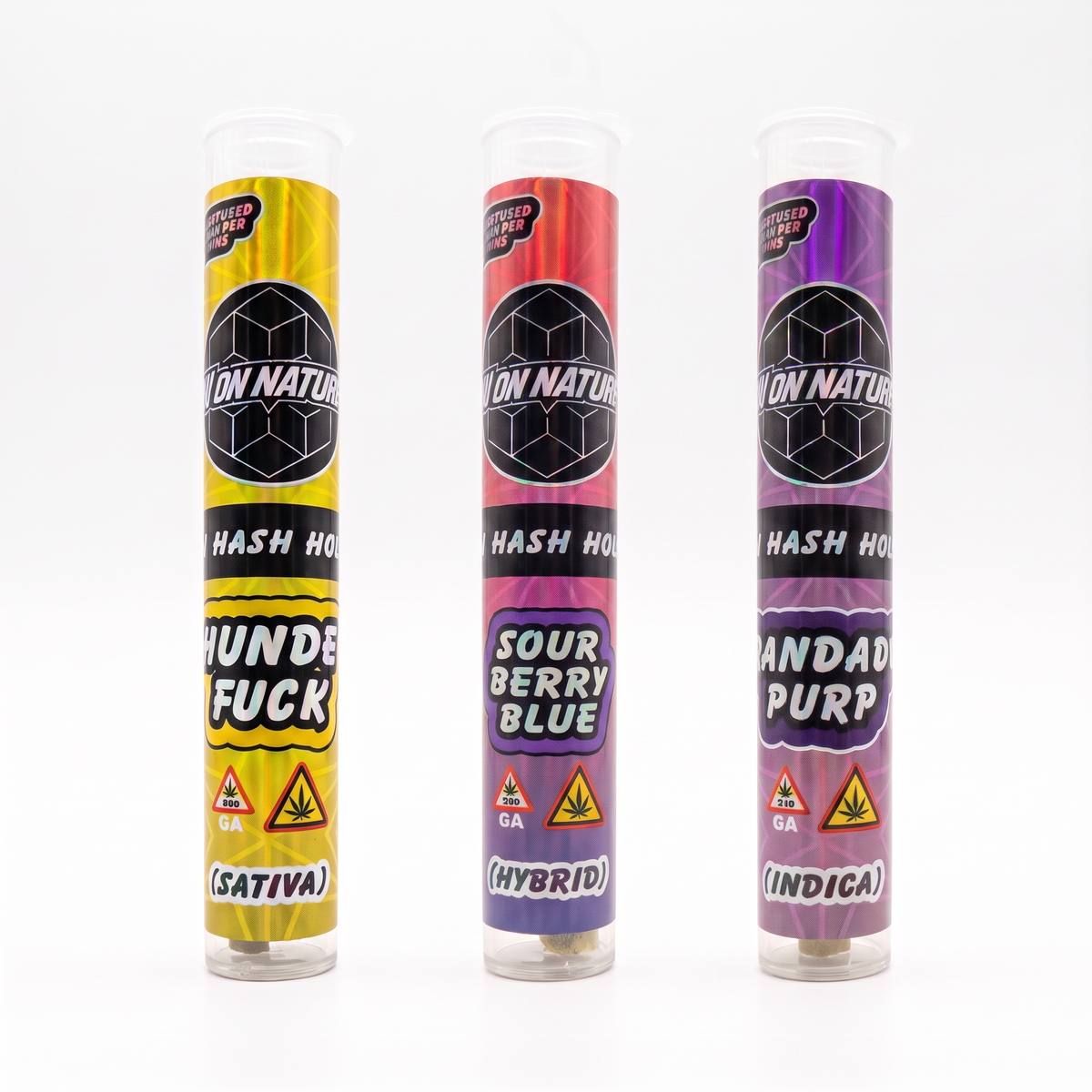 THC Hash Holes - 3 Pack - 2.3g Infused Pre-Rolls - Variety