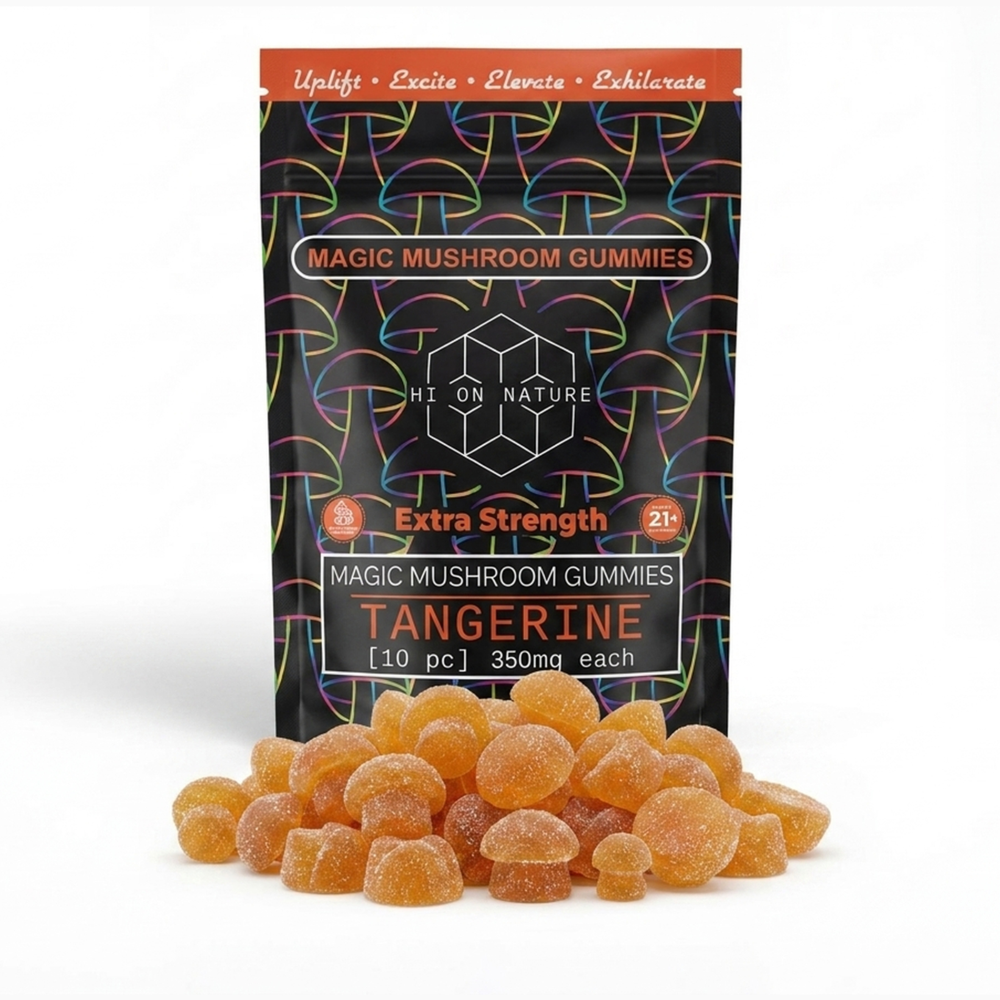 Magic Mushroom - EXTRA STRENGTH Gummies - 10 Flavors HoN
